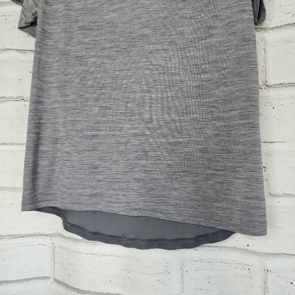 Under Armour Heat Gear Mens Short Sleeve Shirt Size XL Gray Workout Top - Picture 4 of 10
